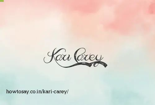 Kari Carey