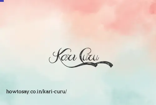 Kari Curu