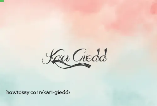Kari Giedd