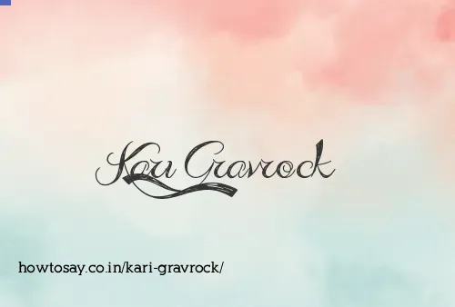 Kari Gravrock