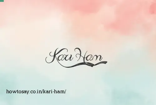 Kari Ham