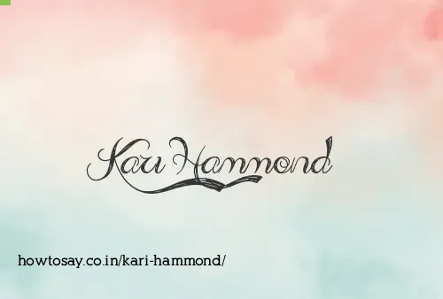 Kari Hammond