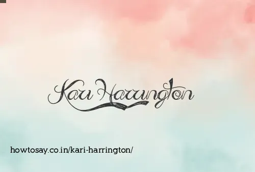 Kari Harrington