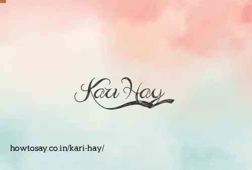 Kari Hay