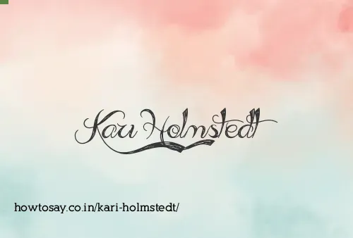 Kari Holmstedt