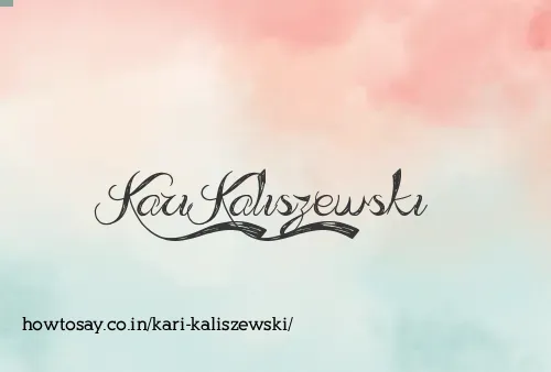 Kari Kaliszewski