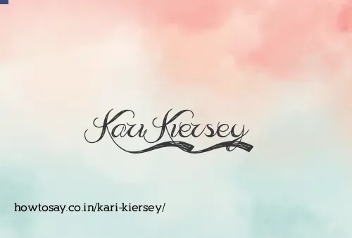 Kari Kiersey