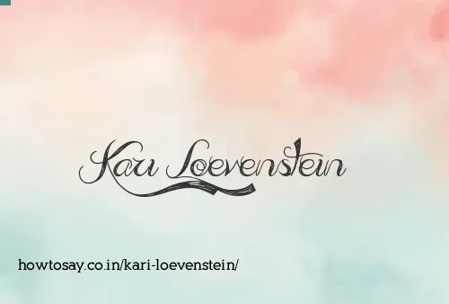 Kari Loevenstein