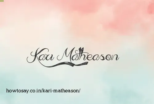 Kari Matheason