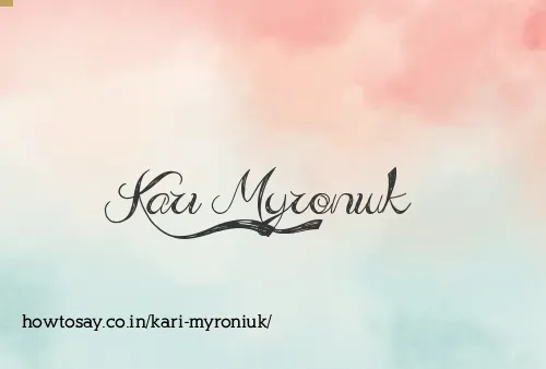 Kari Myroniuk