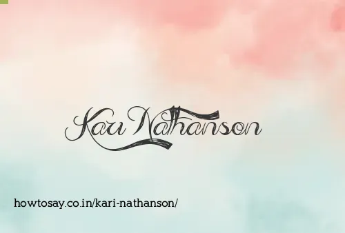 Kari Nathanson