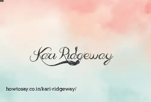 Kari Ridgeway