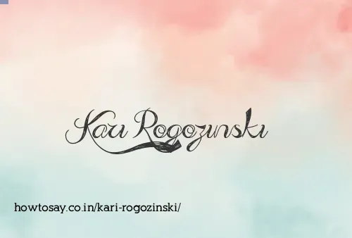 Kari Rogozinski