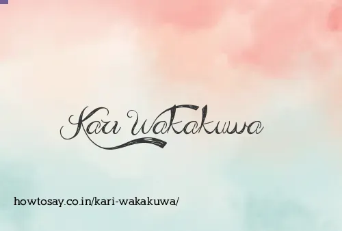 Kari Wakakuwa