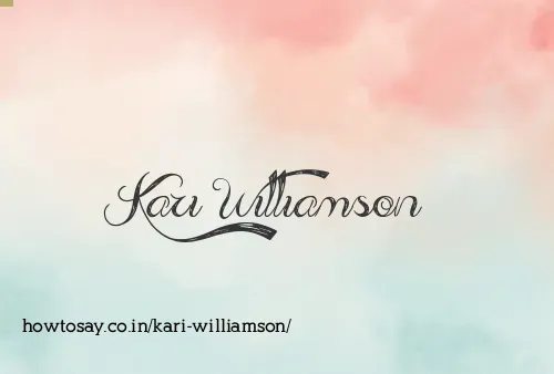 Kari Williamson