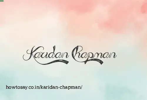 Karidan Chapman