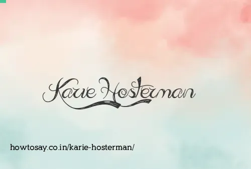 Karie Hosterman