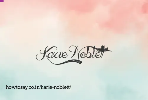 Karie Noblett