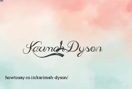 Karimah Dyson