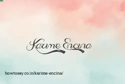 Karime Encina