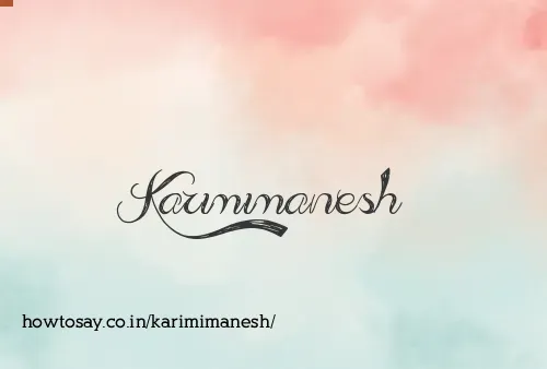 Karimimanesh