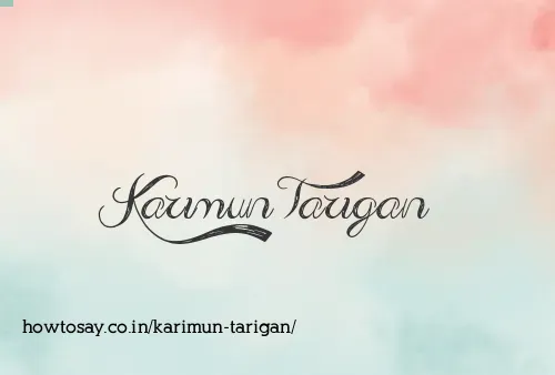 Karimun Tarigan