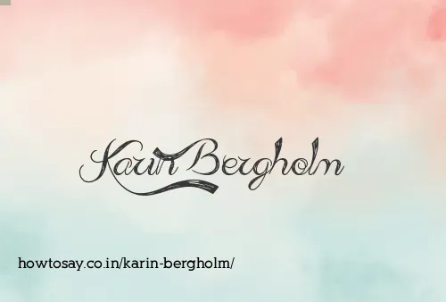 Karin Bergholm
