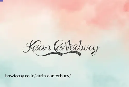 Karin Canterbury