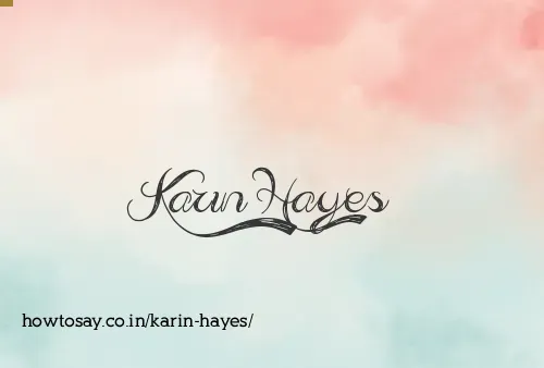 Karin Hayes