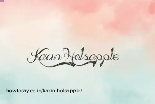 Karin Holsapple