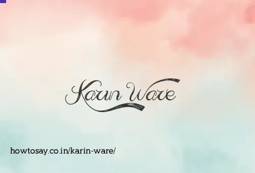 Karin Ware