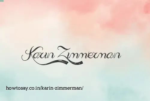 Karin Zimmerman