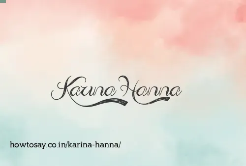 Karina Hanna