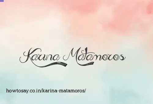 Karina Matamoros