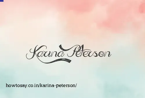 Karina Peterson