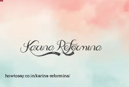 Karina Reformina