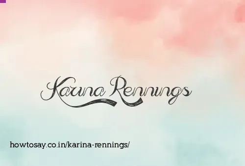 Karina Rennings
