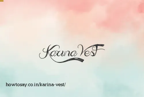 Karina Vest