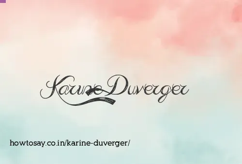 Karine Duverger