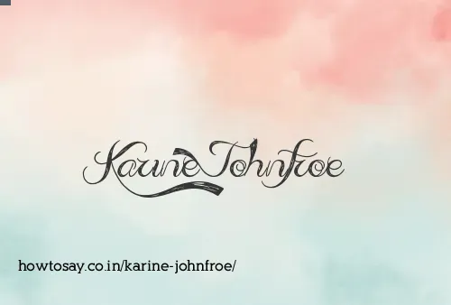 Karine Johnfroe