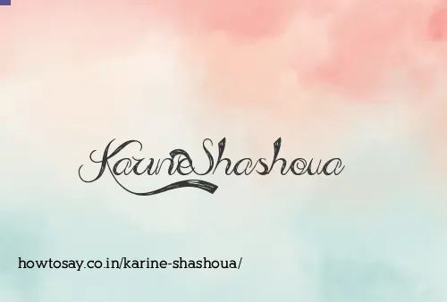 Karine Shashoua