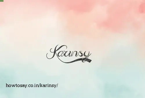 Karinsy