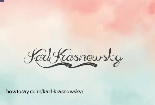 Karl Krasnowsky