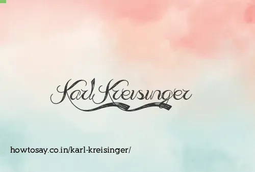 Karl Kreisinger
