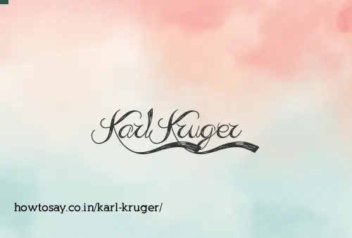 Karl Kruger