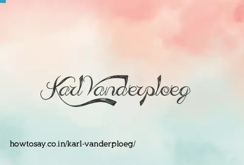 Karl Vanderploeg