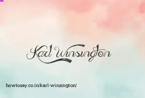 Karl Winsington