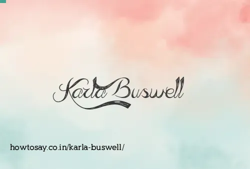 Karla Buswell