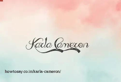 Karla Cameron