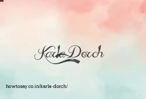 Karla Dorch